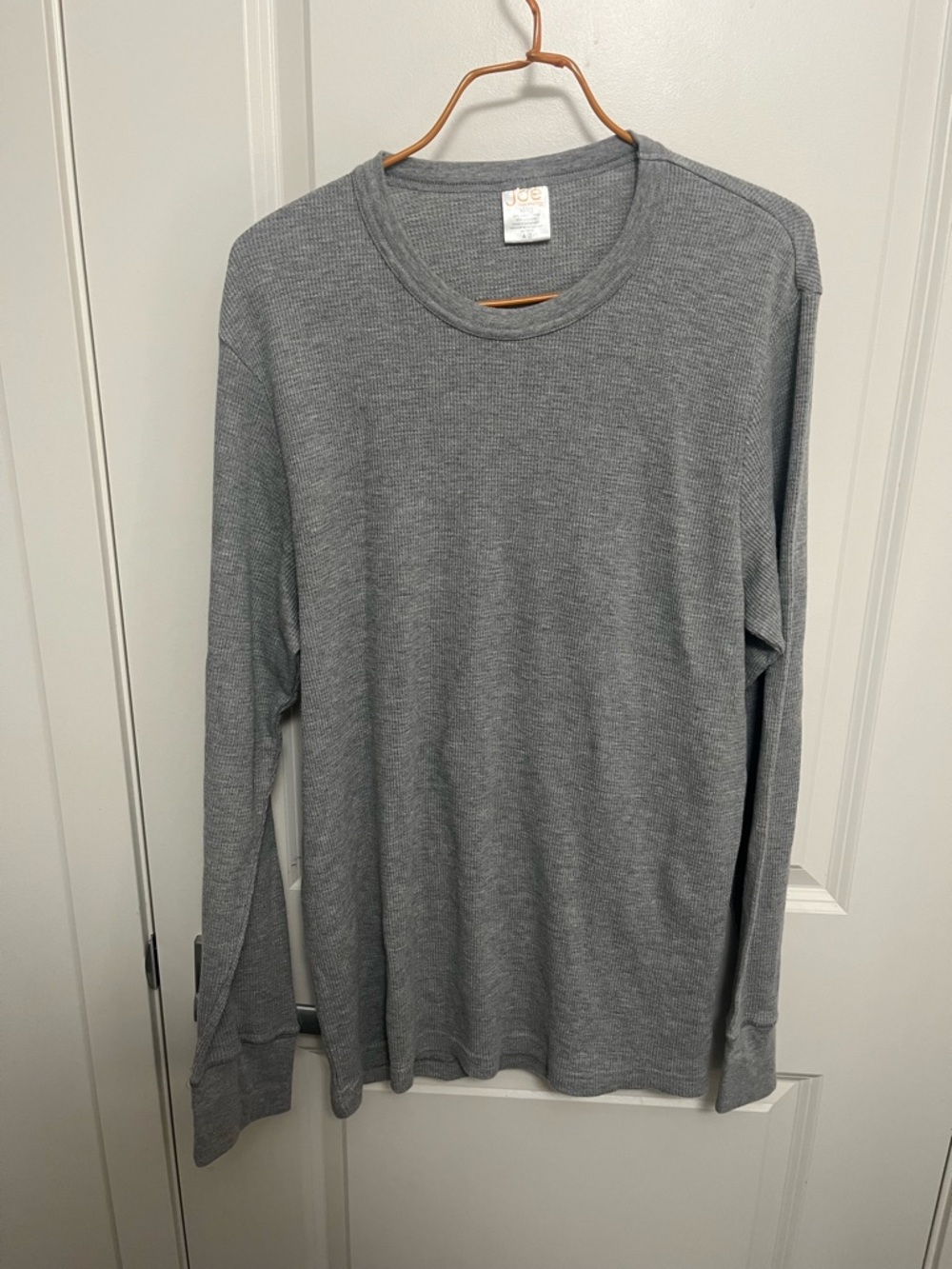 Joe Fresh Men's Long Sleeve Shirt/Base layer in Heather Gray in size XL